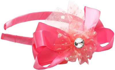 

Dchica For Baby Girls Beautiful Design Casual Hair Band(Pink)