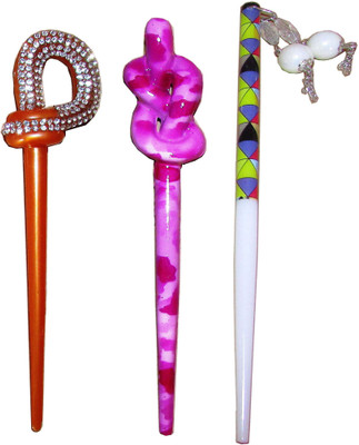 

Vatsalya Creation combo of juda sticks Bun Stick(Multicolor)