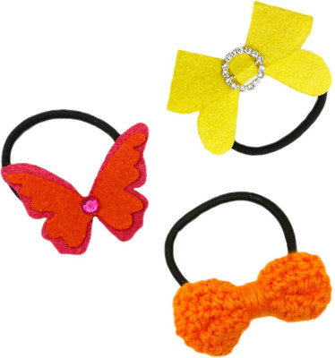 

Dchica A Chic set of 3 Rubber Band(Multicolor)
