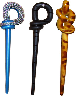 

Vatsalya Creation combo of juda sticks Bun Stick(Multicolor)
