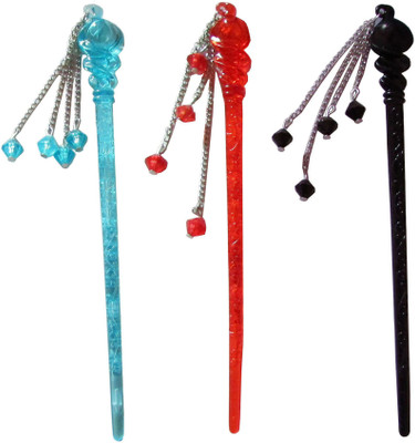 

niyano combo of juda sticks Bun Stick(Multicolor)
