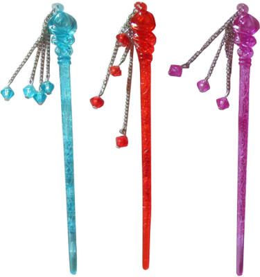 

niyano combo of juda sticks Bun Stick(Multicolor)