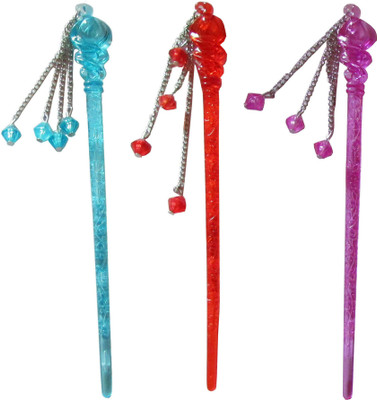 

Yashasvi combo of juda sticks Bun Stick(Multicolor)