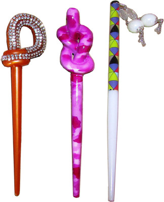 

Vatsalya Creation combo of juda sticks Bun Stick(Multicolor)