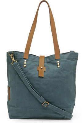 

The House of Tara Shoulder Bag(Blue, Tan)