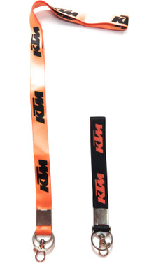 

kausal kf KTM Satin Lanyard Keychain Keyring For Bike Combo-2 Key Chain