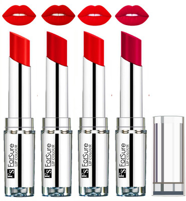 

Forsure Hot Red,Magenta,Romantic Red,Orange VELVET MATTE LIPSTICK(Hot Red,Magenta,Romantic Red,Orange)