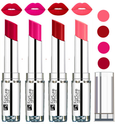 

Forsure Rose Pink,Sweet Red,Peach,Magenta VELVET MATTE LIPSTICK(Rose Pink,Sweet Red,Peach,Magenta)