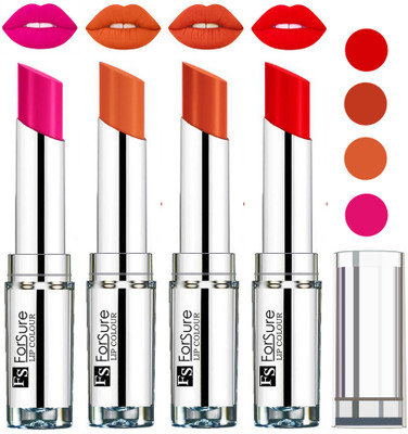 

Forsure Nude,Brick Nude,Hot Red,Rose Pink VELVET MATTE LIPSTICK(Nude,Brick Nude,Hot Red,Rose Pink)