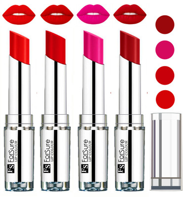 

Forsure Rose Pink,Sweet Red,Romantic Red,Orange VELVET MATTE LIPSTICK(Rose Pink,Sweet Red,Romantic Red,Orange, 16 g)