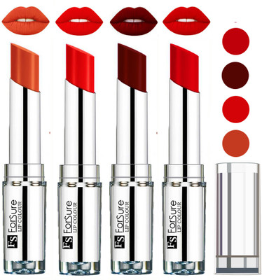 

Forsure Maroon,Romantic Red,Orange,Brick Nude VELVET MATTE LIPSTICK(Maroon,Romantic Red,Orange,Brick Nude)
