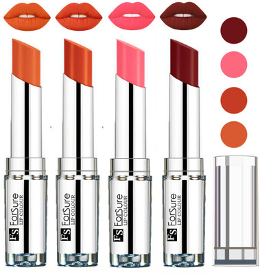 

Forsure Wine,Peach,Nude,Brick Nude VELVET MATTE LIPSTICK(Wine,Peach,Nude,Brick Nude)