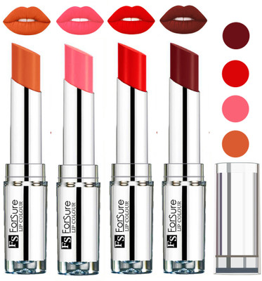 

Forsure Orange,Wine,Peach,Nude VELVET MATTE LIPSTICK(Orange,Wine,Peach,Nude)