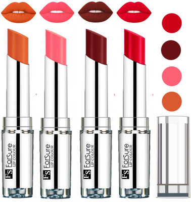 

Forsure Wine,Ruby Red,Peach,Nude VELVET MATTE LIPSTICK(Wine,Ruby Red,Peach,Nude)