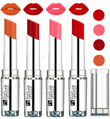 

Forsure Romantic Red,Sweet Red,Peach,Nude VELVET MATTE LIPSTICK(Romantic Red,Sweet Red,Peach,Nude)