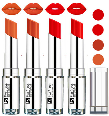 

Forsure Orange,Nude,Brick Nude,Hot Red VELVET MATTE LIPSTICK(Orange,Nude,Brick Nude,Hot Red)