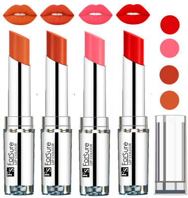 

Forsure Orange,Peach,Nude,Brick Nude VELVET MATTE LIPSTICK(Orange,Peach,Nude,Brick Nude)