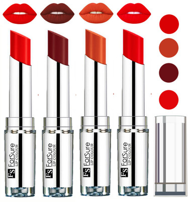 

Forsure Brick Nude,Hot Red,Orange,Wine VELVET MATTE LIPSTICK(Brick Nude,Hot Red,Orange,Wine)