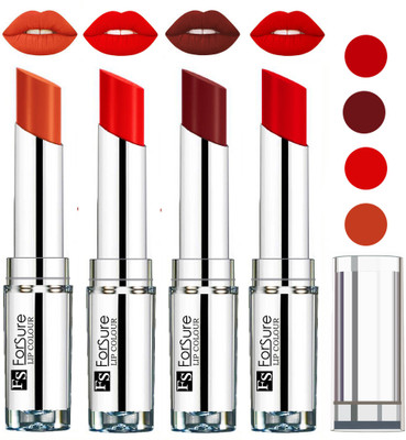 

Forsure Romantic Red,Orange,Wine,Brick Nude VELVET MATTE LIPSTICK(Romantic Red,Orange,Wine,Brick Nude)