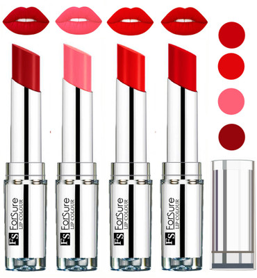 

Forsure Romantic Red,Orange,Sweet Red,Peach VELVET MATTE LIPSTICK(Romantic Red,Orange,Sweet Red,Peach)