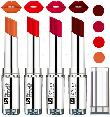 

Forsure Hot Red,Magenta,Maroon,Nude VELVET MATTE LIPSTICK(Hot Red,Magenta,Maroon,Nude)