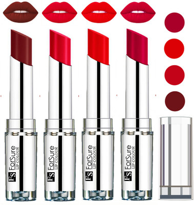 

Forsure Hot Red,Magenta,Wine,Ruby Red VELVET MATTE LIPSTICK(Hot Red,Magenta,Wine,Ruby Red)