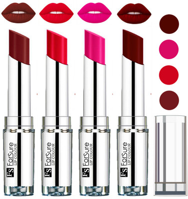 

Forsure Maroon,Wine,Ruby Red,Rose Pink VELVET MATTE LIPSTICK(Maroon,Wine,Ruby Red,Rose Pink)