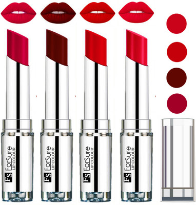 

Forsure Ruby Red,Magenta,Maroon,Romantic Red VELVET MATTE LIPSTICK(Ruby Red,Magenta,Maroon,Romantic Red)