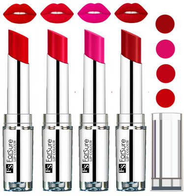 Forsure Ruby Red,Rose Pink,Sweet Red,Romantic Red VELVET MATTE LIPSTICK(Ruby Red,Rose Pink,Sweet Red,Romantic Red)