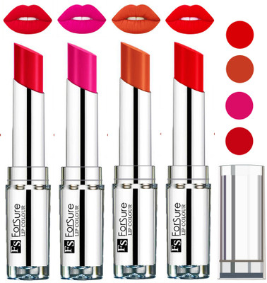 

Forsure Brick Nude,Hot Red,Ruby Red,Rose Pink VELVET MATTE LIPSTICK(Brick Nude,Hot Red,Ruby Red,Rose Pink)