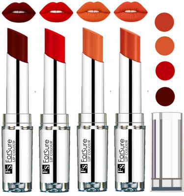 

Forsure Nude,Brick Nude,Maroon,Romantic Red VELVET MATTE LIPSTICK(Nude,Brick Nude,Maroon,Romantic Red)