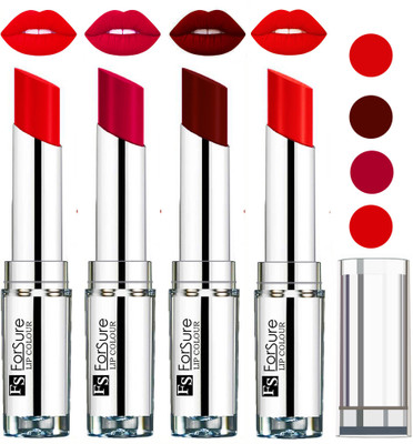 

Forsure Orange,Hot Red,Magenta,Maoon VELVET MATTE LIPSTICK(Orange,Hot Red,Magenta,Maroon)