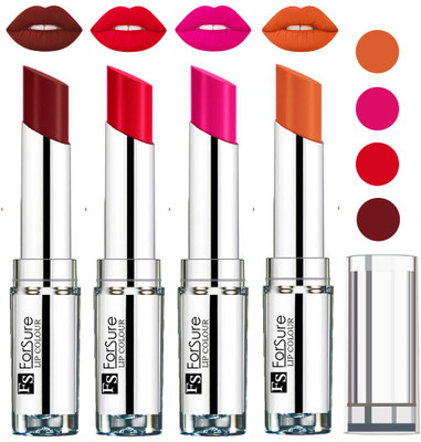 

Forsure Nude,Wine,Ruby Red,Rose Pink VELVET MATTE LIPSTICK(Nude,Wine,Ruby Red,Rose Pink)