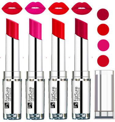 

Forsure Hot Red,Magenta,Ruby Red,Rose Pink VELVET MATTE LIPSTICK(Hot Red,Magenta,Ruby Red,Rose Pink)