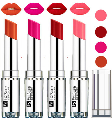 

Forsure Rose Pink,Sweet Red,Peach,Brick Nude VELVET MATTE LIPSTICK(Rose Pink,Sweet Red,Peach,Brick Nude)