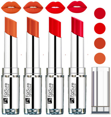 

Forsure Ruby Red,Nude,Brick Nude,Hot Red VELVET MATTE LIPSTICK(Ruby Red,Nude,Brick Nude,Hot Red)