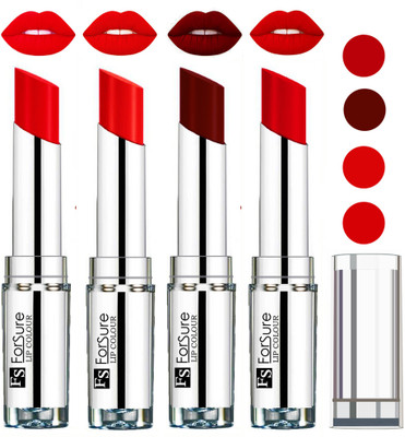 

Forsure Maroon,Romantic Red,Orange,Hit Red VELVET MATTE LIPSTICK(Maroon,Romantic Red,Orange,Hot Red)