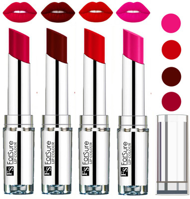 

Forsure Rose Pink,Magenta,Maroon,Romantic Red VELVET MATTE LIPSTICK(Rose Pink,Magenta,Maroon,Romantic Red)