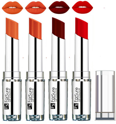 

Forsure Maroon,Romantic Red,Nude,Brick Nude VELVET MATTE LIPSTICK(Maroon,Romantic Red,Nude,Brick Nude)