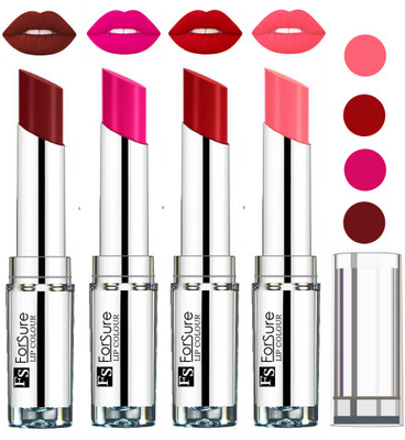 

Forsure Rose Pink,Sweet Red,Peach,Wine VELVET MATTE LIPSTICK(Rose Pink,Sweet Red,Peach,Wine, 16 g)