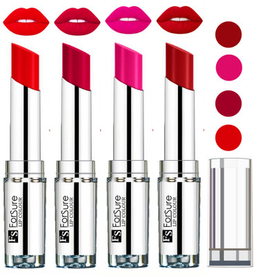 

Forsure Rose Pink,Sweet Red,Hot Red,Magenta VELVET MATTE LIPSTICK(Rose Pink,Sweet Red,Hot Red,Magenta)