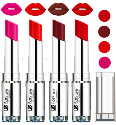

Forsure Romantic Red,Orange,Wine,Rose Pink VELVET MATTE LIPSTICK(Romantic Red,Orange,Wine,Rose Pink, 16 g)