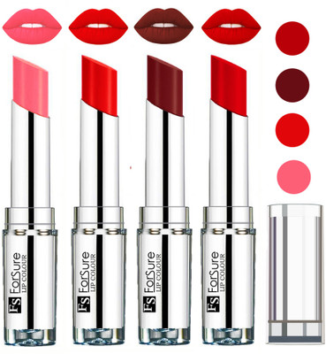 

Forsure Romantic Red,Orange,Wine,Peach VELVET MATTE LIPSTICK(Romantic Red,Orange,Wine,Peach)