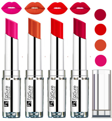 

Forsure Brick Nude,Hot Red,Magenta,Rose Pink VELVET MATTE LIPSTICK(Brick Nude,Hot Red,Magenta,Rose Pink, 16 g)