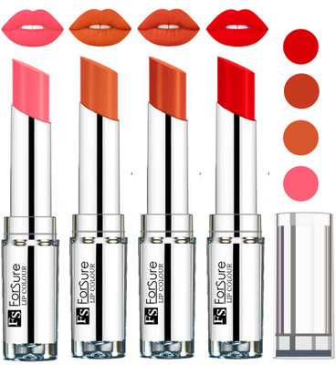

Forsure Nude,Brick Nude,Hot Red,Peach VELVET MATTE LIPSTICK(Nude,Brick Nude,Hot Red,Peach)
