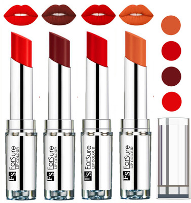 

Forsure Nude,Romantic Red,Orange,Wine VELVET MATTE LIPSTICK(Nude,Romantic Red,Orange,Wine)