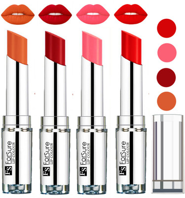 

Forsure Orange,Sweet Red,Peach,Nude VELVET MATTE LIPSTICK(Orange,Sweet Red,Peach,Nude)
