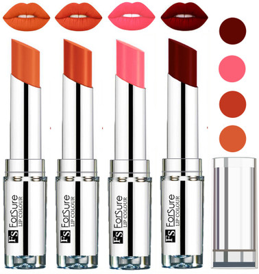 

Forsure Maroon,Peach,Nude,Brick Nude VELVET MATTE LIPSTICK(Maroon,Peach,Nude,Brick Nude)