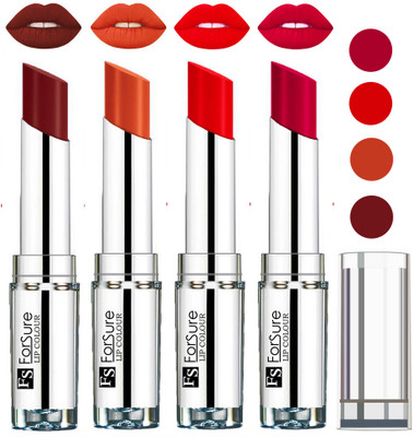 

Forsure Brick Nude,Hot Red,Magenta,Wine VELVET MATTE LIPSTICK(Brick Nude,Hot Red,Magenta,Wine, 16 g)