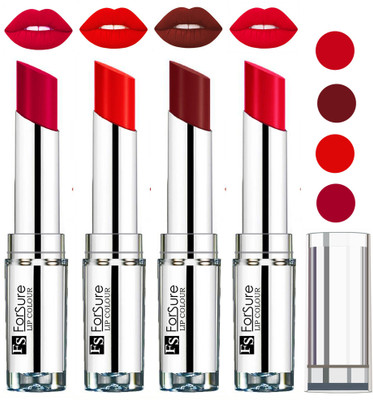 

Forsure Orange,Wine,Ruby Red,Magenta VELVET MATTE LIPSTICK(Orange,Wine,Ruby Red,Magenta)